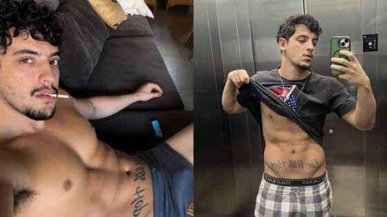 Influencer Murillo Brant jerks off