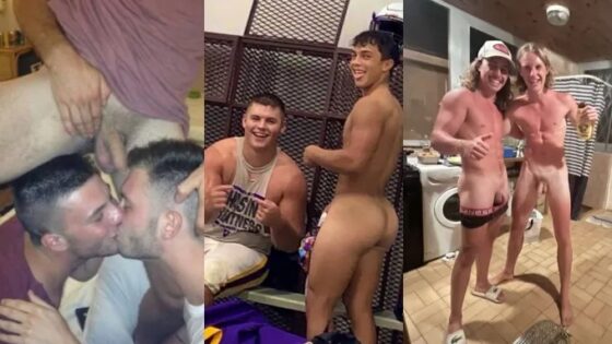 Compilation of “straight” guys fooling around