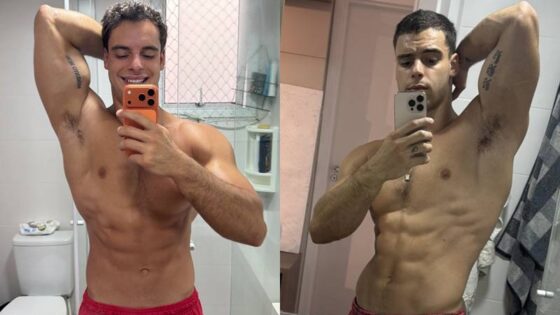 A very short clip of influencer Floripacalistenia showing off his dick