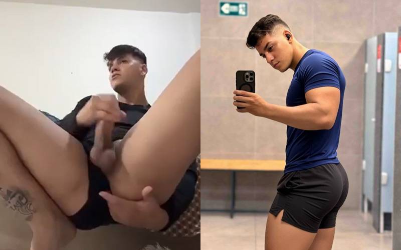 mc Pietro Mateus jerks off while fingering his hole