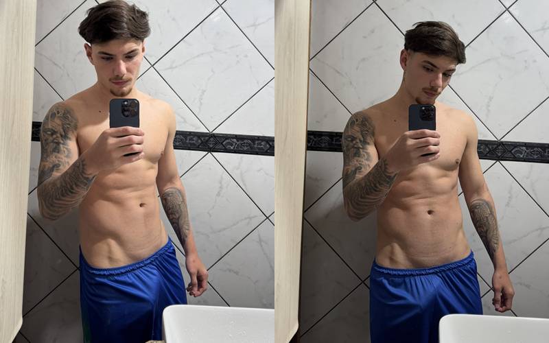 Tiktok Leozinwm jerks off a compilation leozin_alves0