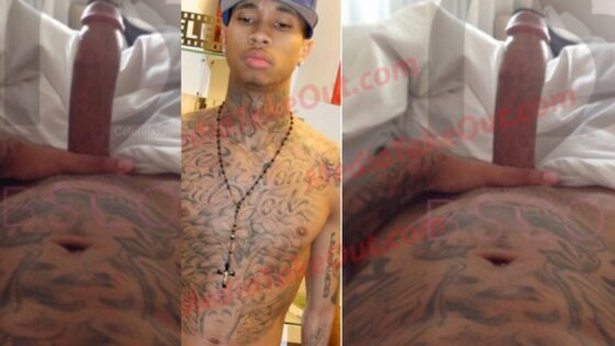 Rapper Tyga jerks off