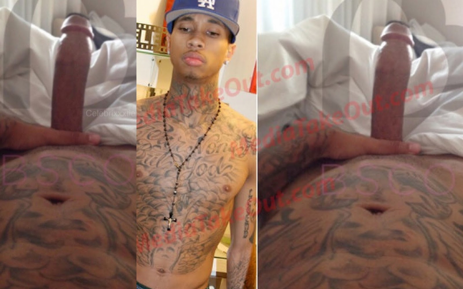 Rapper Tyga jerks off