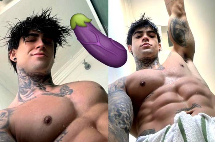 Henrique Lima plays with his cock in his car while smoking
