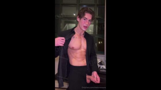Melvin Moore strips after a night out