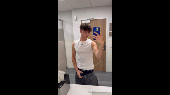 Sven jerks off in a public bathroom – Svanydlove