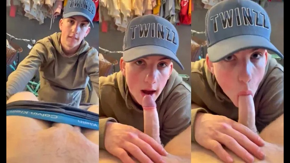 POV of a twink giving you a blowjob