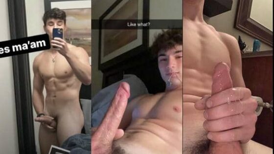 Fit twink jerks off – a compilation