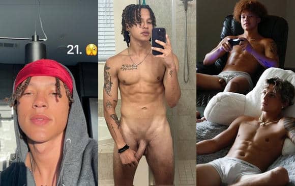 Jared Jones jerking off in the bathroom
