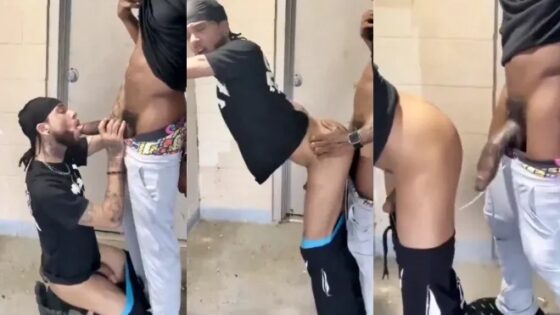 Black guys fuck hard in the stairwell
