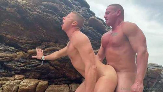 DCGayCouple fucks at the beach
