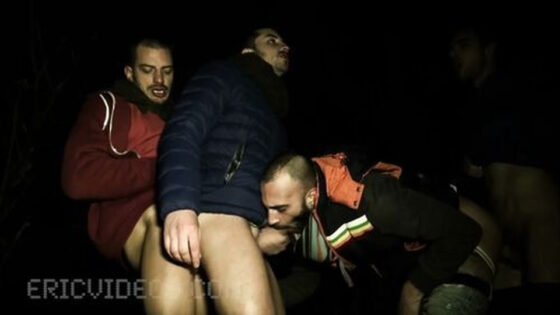 Dry Fucking in the Park at Night