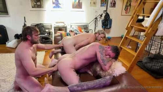 Troy Daniels, Colby Keller and Logan Stevens