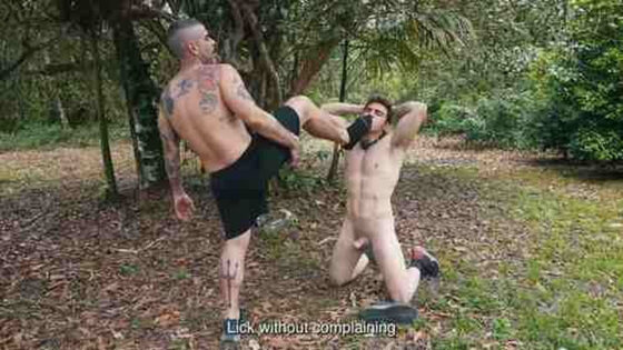 Victor Punish and Victor Nalla – Ballbusting Outdoor