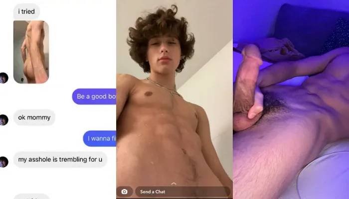 Myles” the tiktoker jerks off and fingers his hole a compilation