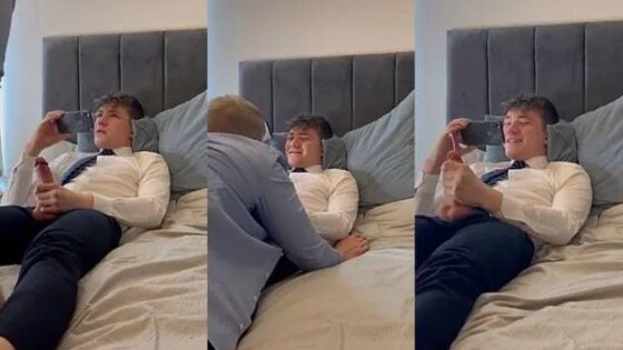 Twink gets his cock sucked after class